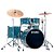 Bateria Completa (5 tambores) Bumbo 22 (Azul HLB) Tama Imperialstar IP52H6W-HLB - Imagem 1