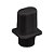 Knob Ponteira Top Hat Preto Chave Seletora tipo Telecaster - Imagem 1