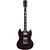 Guitarra Elétrica Sg De Madeira Maciça Thomaz Teg 340 Vinho - Imagem 1