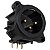Kit 04 Conectores Xlr Macho P/ Pci 3 Polos Wc 4050 Wireconex - Imagem 2