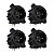 Kit 04 Conectores Xlr Macho P/ Pci 3 Polos Wc 4050 Wireconex - Imagem 1