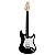 Guitarra Giannini Elétrica G-101 BK/WH (Preta com Escudo Branco) - Imagem 1