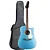 Violão Tagima Swell Deluxe Folk Dreadnought Cutaway EQ Aço Lake Placid Blue com capa - Imagem 1
