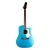 Violão Tagima Swell Deluxe Folk Dreadnought Cutaway EQ Aço Lake Placid Blue com capa - Imagem 2