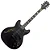 Guitarra Waldman GHO100 BKM Semi-Hollow HH Black Matte - Imagem 2