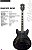Guitarra Waldman GHO100 BKM Semi-Hollow HH Black Matte - Imagem 3