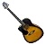 Violão Waldman Eletroacústico TDCE-141L 2TS Canhoto Dreadnought - Imagem 3