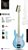 Contrabaixo Waldman MB-100 LB 4 Cordas Light Blue - Imagem 6