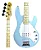 Contrabaixo Waldman MB-100 LB 4 Cordas Light Blue - Imagem 2