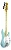 Contrabaixo Waldman MB-100 LB 4 Cordas Light Blue - Imagem 4