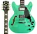 Guitarra Waldman Semi Acústica GHO110 GN Semi Hollow Verde - Imagem 2