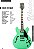 Guitarra Waldman Semi Acústica GHO110 GN Semi Hollow Verde - Imagem 4