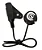 Captador Custom Sound de Contato Passivo CCP-25 BK com Clip e Conexão P10 - Imagem 1