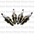4 Velas de Ignição Motor MAZDA/MITSU/GM 2.4/TOYOTA Importada - LR19Y - Imagem 1