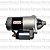 Motor de Partida MOTOR PSI 2.4 HYSTER FT / YALE VX  8 Dentes - HY4110035 - Imagem 1