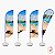 Wind Banner com Suporte - 3m - Imagem 1