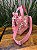 Frasqueira Tripla Impermeável Artesanal – Floral Rosa - Imagem 3