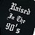 Camiseta Raised In The 90's Preta - Imagem 2