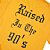 Camiseta Raised In The 90's Amarela - Imagem 2