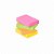 Bloco Adesivo 35x51mm 4 blocos com 50 folhas Neon - Imagem 2