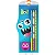 Kit Escolar Monster 3 Lápis Estampado + 1 Borracha - Imagem 1