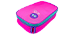 Estojo Escolar Box com Divisória Rosa - CiS - Imagem 1