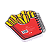 Caderno/caderneta Fast Food S2 Capa Dura Pautado com 80 Folhas Decoradas - BRW - Imagem 5