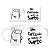Caneca Personalizada Flork Um café antes do surto - Imagem 1