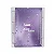 FICHARIO DAC UNIVERSITARIO EM PVC UNIVERSO TRENDY PURPLE - Imagem 1