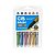 KIT DE CANETA CIS BRUSH METALIC 6 CORES - Imagem 1
