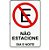 PLACA DE SINALIZACAO NAO ESTACIONE DIA/NOITE 16X25 SIN92 - GRESPAN - Imagem 1