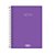 CAD. 1/8 TILIBRA NEON C/P ESP. 80F ROXO - Imagem 1