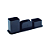 PORTA CANETA/CLIPS/LEMBRETE DELLO PRETO - Imagem 1