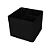 PORTA OBJETO DELLO 3 DIVISORIAS PRETO - Imagem 1