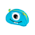 ESTOJO ESCOLAR BRW MONSTROS PU AZUL 1 ZIPER - Imagem 1