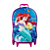MOCHILA DE RODINHA EM EVA MAXTOY ´PEQUENA SEREIA ARIEL - Imagem 1