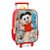 MOCHILA C/RODINHAS TURMA DA MONICA LUXCEL VERMELHA - Imagem 1