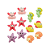 CHARMS P/DECORAÇAO COM 12UND - FUNDO DO MAR MAKE+ - Imagem 1