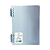 CADERNO A5 DAC BREEZE AZUL ESPIRAL 60 FOLHAS - Imagem 1