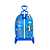 MOCHILA DE RODINHA MAXTOY DIVERTIDAMENTE 2 AZUL - Imagem 3