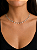 Colar Choker Elegante Pontos de Luz em Prata 925 - Imagem 1