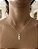 Colar com Pingente Placa de Prata 925 - Imagem 1