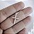 Corrente Masculina Elos 3x1 3mm com Cruz lisa em Prata 925 - Imagem 2