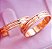 Aliança Love 4mm de Ouro 18k - Imagem 1
