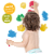Brinquedo Para Banho Hora do Banho Fundo do Mar 16 Peças Grudam no Azulejo Toyster Infantil Para Crianças - Imagem 1