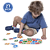 Jogo de Encaixe Montando Os Números Quebra Cabeça Educativo 27 Peças Madeira Toyster - Imagem 2