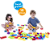 Blocos de Montar 16 Peças Coloridas Brinquedo Educativo Didático Infantil Tand Junior - Imagem 2