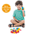 Blocos de Montar 20 Peças Coloridas Brinquedo Educativo Didático Infantil Tand Kids - Imagem 2