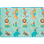 Tapete de Atividades Infantil Animal Party Buba 180x120cm Impermeável e Dupla Face Para Bebês e Crianças - Imagem 2