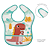 Babador Impermeável Com Bolso Pega Migalhas e Velcro Animal Fun Bebê Infantil Buba - Imagem 12